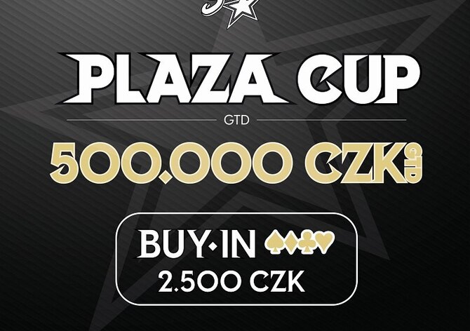 Rebuy Stars Plaza Cup: V Plzni v pondělí večer minimálně o půl milionu!