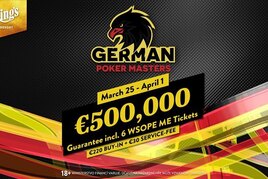 GPM €500K GTD: Zatím pouze 17 hráčů ve druhém hracím dni
