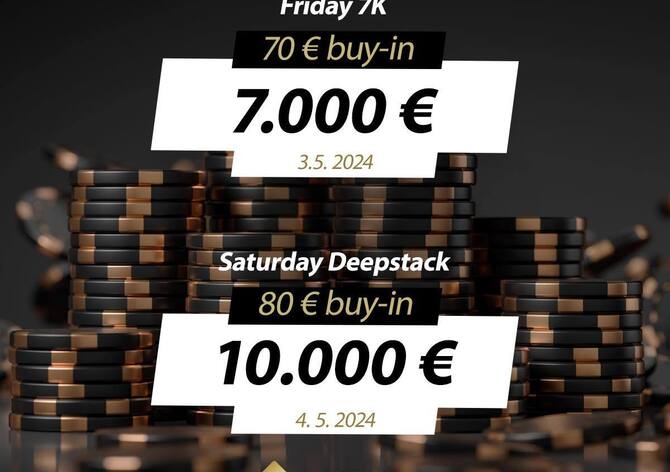Grand Casino Aš: Tento víkend o klasických €17K, GCA Poker příští týden