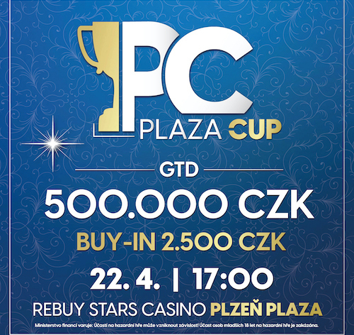 Rebuy Stars Plaza Cup: V Plzni v pondělí večer minimálně o půl milionu!
