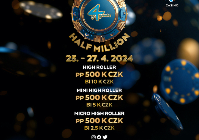 G4G: Half Million klepe na dveře! Od čtvrtka tři jednodeňáky o 3x 500.000 Kč!