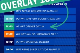 WPT Opener €250K GTD: Jen 610 entries! Overlay stále €135.000!