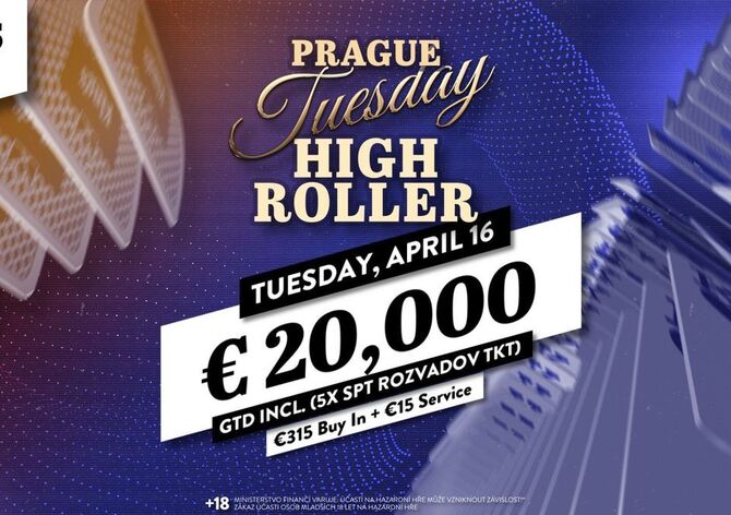 Hilton: Úterní High Roller i královská sobota o €20.000 GTD