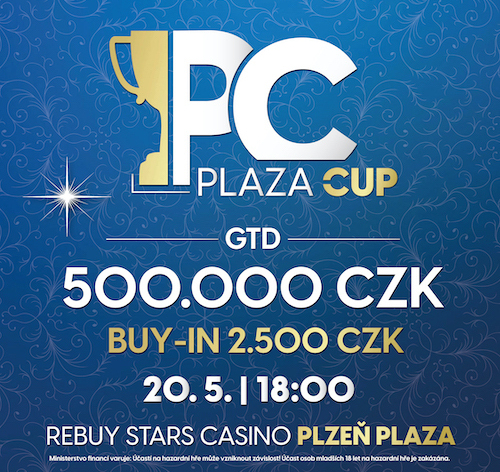 Rebuy Stars Plzeň: V pondělí Plaza Cup minimálně o půl milionu!