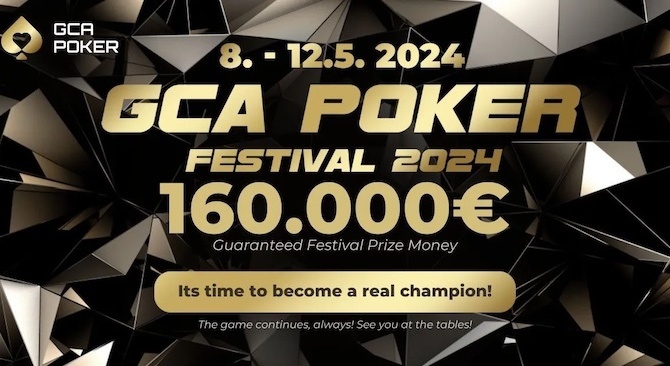 Aš: Festival GCA Poker nabízí od středy celkovou garanci €160.000