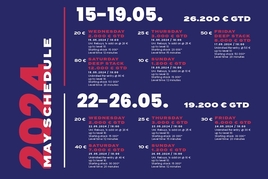 Co vás čeká v květnu v Palasino Excalibur City?