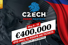 Czech Poker Masters €400K GTD: Po prvních dvou flightech dva Češi v top 3