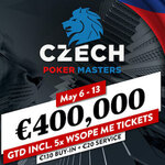 Czech Poker Masters €400K GTD: Po prvních dvou flightech dva Češi v top 3