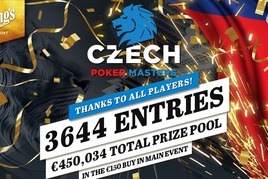 Czech Poker Masters: €63.200 pro vítěze! Ve finále pět Čechů!