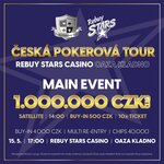 Rebuy Stars: ČPT s milionovou garancí se na Kladně odehraje ve středu