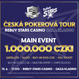 Rebuy Stars: ČPT s milionovou garancí se na Kladně odehraje ve středu
