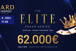 Speciální Elite Series o Vegas a další jednodeňáky v Cardu! Hraje se o více než €100K!