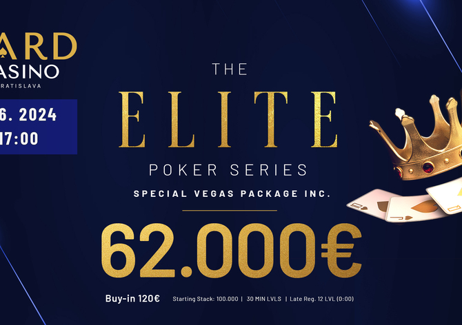 Speciální Elite Series o Vegas a další jednodeňáky v Cardu! Hraje se o více než €100K!
