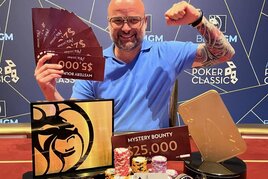 Las Vegas: 888!!! Lukáš Záškodný kraloval ve $1K Mystery Bounty v Arii!