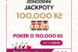 Rebuy Stars Casino Area Bory: Jackpot Night s turnajem o 150.000 Kč