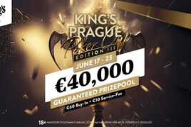 Hilton: King&#039;s Prague Poker Cup €40K GTD, potřebných 667 entries stále v nedohlednu
