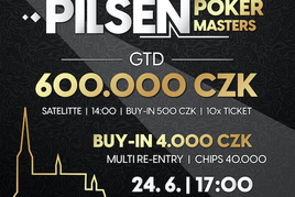 Rebuy Stars Plzeň: Pilsen Poker Masters 600K GTD v pondělí v Casinu Plaza