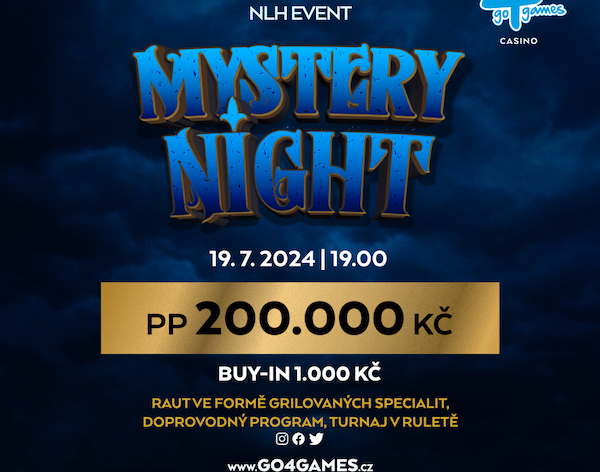 G4G: V pátek Mystery Night za 1.000 Kč minimálně o 200.000 Kč!