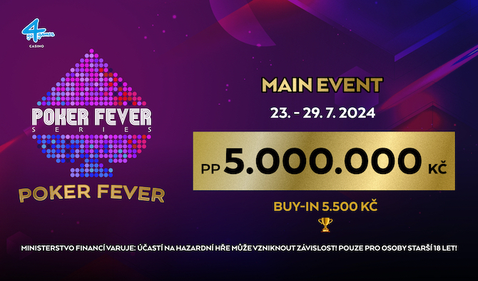 Poker Fever Series o 8M se vrací do G4G Hodolany už tento týden!
