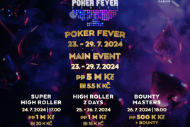 Červenec v Olomouci především v duchu Poker Fever Series o 8M