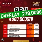 Card Casino Bratislava: Mega overlay v Main Eventu Skill Poker Masters €500K GTD