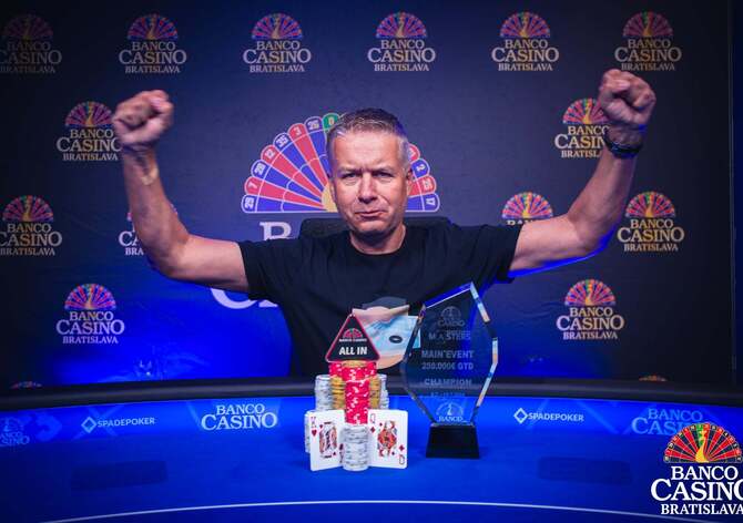 Šampion Masters #40 David Křístek veze z Bratislavy skoro €35K!