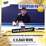 Hilton: Středeční Mystery Bounty ovládl Igor Kubarev