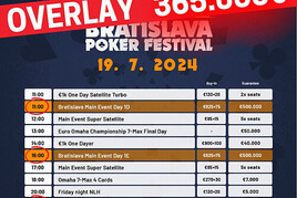 BPF €500K GTD: Po úvodních flightech hlásí Main Event overlay €365K!