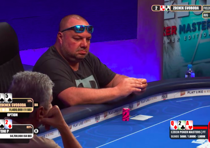 Czech Poker Masters: Přes €30K pro Zdeňka Svobodu, Jaroš desátý