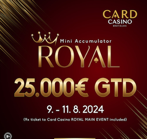 Card Bratislava: Akumuluj stack v "akumulátoru" a získej ticket do Royalu!
