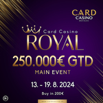 V Card Casinu Bratislava startuje další ROYAL! Hrát se bude o €250.000 GTD!