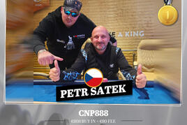 Hattrick! Petr Satek vykousl letos už třetí rozvadovský High Roller!