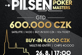 Rebuy Stars Plzeň: Pilsen Poker Masters 600K GTD v pondělí premiérově na Borech