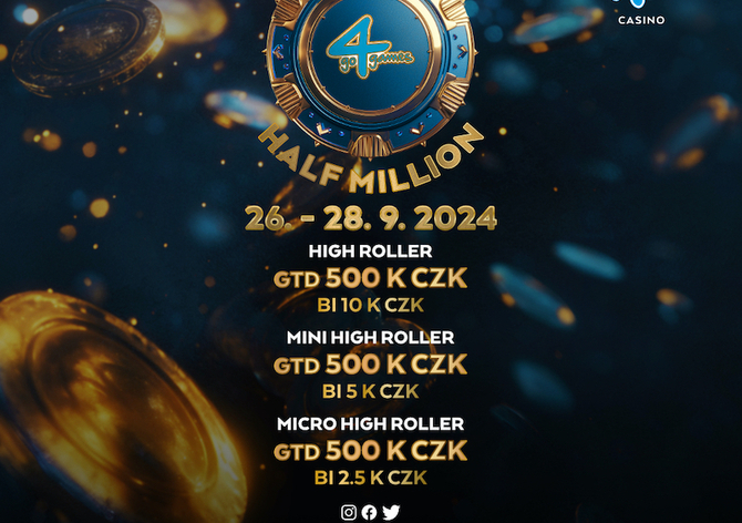 G4G Hodolany: Half Million festival nabídne tři turnaje o 500K! Tento týden!
