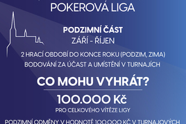RS Area Bory: Plzeňská Pokerová Liga - do konce roku celkem o 300.000 Kč!