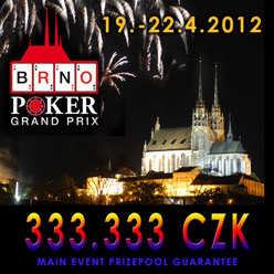 Brno Poker Grand Prix 333.333 GTD začíná již dnes!