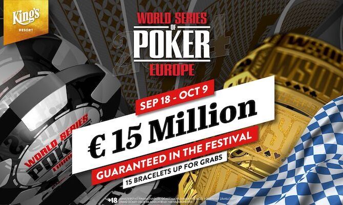 WSOPE startuje na Rozvadově ve středu! Opener nabídne garanci €1.000.000!