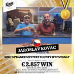 Hilton: V Mystery Bounty zvítězil po dealu v heads-upu Jaroslav Kováč