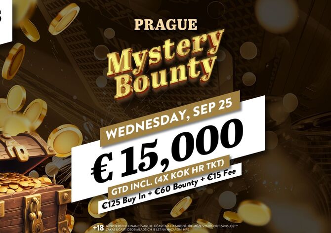 Hilton: Ve středu Mystery, v pátek WSOPE Colossus, v sobotu Monsterstack