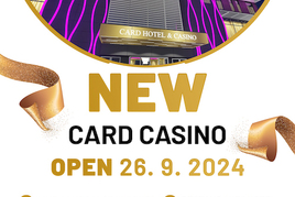 Nekonečná éra zábavy v novém! Bratislavské Card Casino se stěhuje do Šamorína!