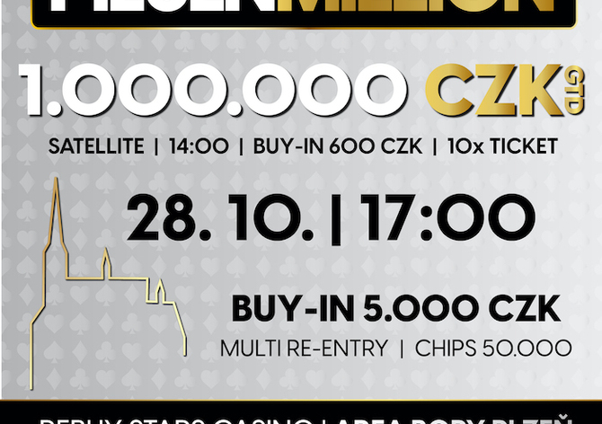 RS Plzeň v říjnu: Pilsen Million, Area Cup i plzeňská Liga! Celkové garance skoro 4M!