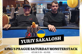 Hilton: &quot;Čau Čau&quot; v heads-up dealu sobotního Monsterstacku, Tomáš Kvasnička třetí