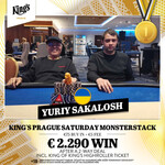 Hilton: &quot;Čau Čau&quot; v heads-up dealu sobotního Monsterstacku, Tomáš Kvasnička třetí