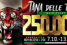 Banco Bratislava: Dnes startuje festival Tana delle Tigri s Main Eventem o €250K