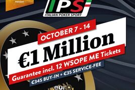 King&#039;s Rozvadov: Dnes bude zahájen festival Italian Poker Sport, jehož Main Event garantuje €1M!
