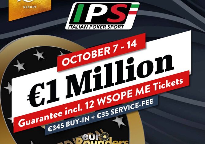 King&#039;s Rozvadov: Dnes bude zahájen festival Italian Poker Sport, jehož Main Event garantuje €1M!