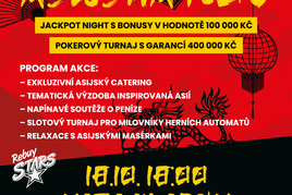 Rebuy Stars Kladno: Asijská Noc v pátek v Oáze