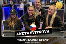 WSOPC: Každá výhra se počítá! Aneta Svitková šampionkou Ladies!