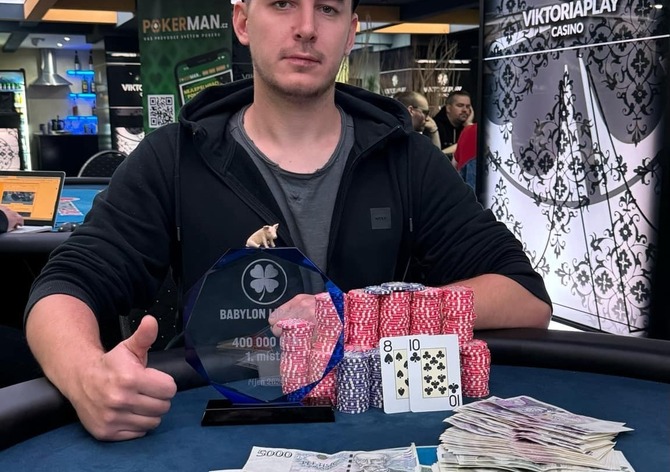 Casino Babylon Liberec: Říjnový Major o 400.000 Kč ovládl bez dealu Daniel Vavera