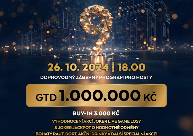 G4G Hodolany: V tomto týdnu turnaje každý den a v sobotu 9. narozeniny s turnajem o 1M!
